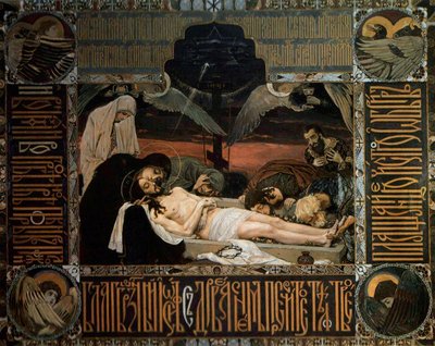 Całun Śmierci”, 1896. autorstwa Viktor Mikhaylovich Vasnetsov