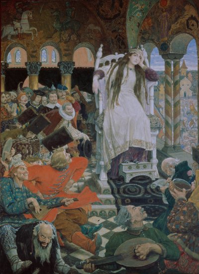 Księżniczka, która nigdy nie uśmiechała się Nesmeyana, 1914-1916 autorstwa Viktor Mikhaylovich Vasnetsov