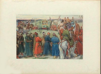 Cars Aleksiej Michajłowicz Jazda na polowanie, 1896 autorstwa Viktor Mikhaylovich Vasnetsov