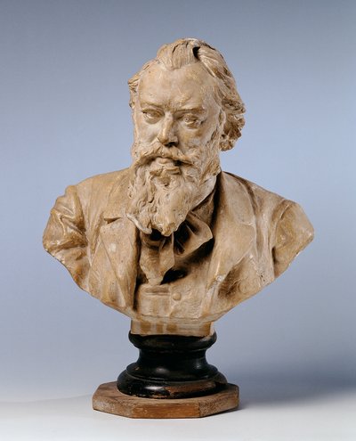 Kompozytor Johannes Brahms autorstwa Viktor Oskar Tilgner