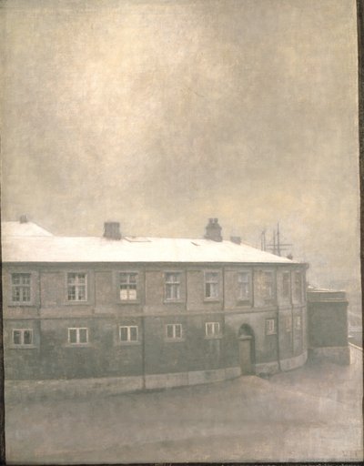 Skrzydło Pałacu Christiansborg autorstwa Vilhelm Hammershøi
