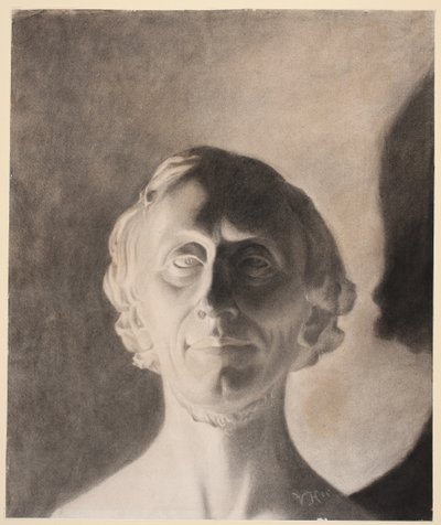 H.W. Portretowe popiersie H.C. Andersena autorstwa Vilhelm Hammershøi