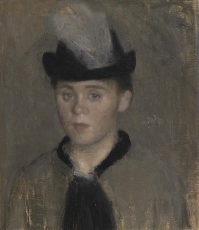 Ida Ilsted, narzeczona artysty. Naszkicować autorstwa Vilhelm Hammershøi