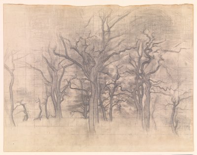 Dęby autorstwa Vilhelm Hammershøi
