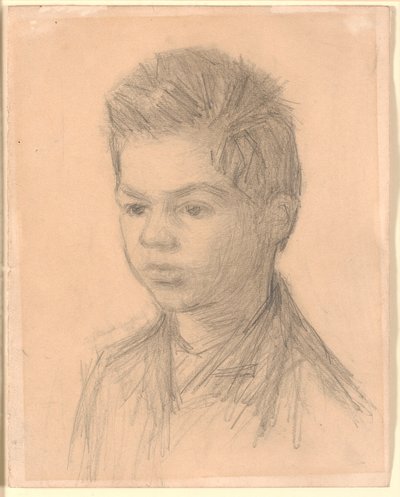 Portret Svenda Hammershøi, brata artysty autorstwa Vilhelm Hammershøi