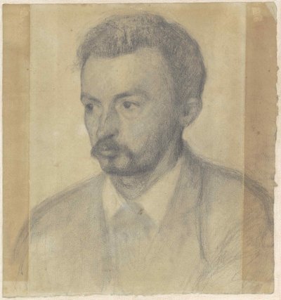 Autoportret, 1895. autorstwa Vilhelm Hammershøi