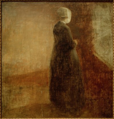 Stara kobieta autorstwa Vilhelm Hammershoi