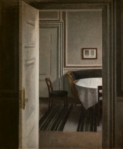 Wnętrze, Strandgade 30 autorstwa Vilhelm Hammershoi