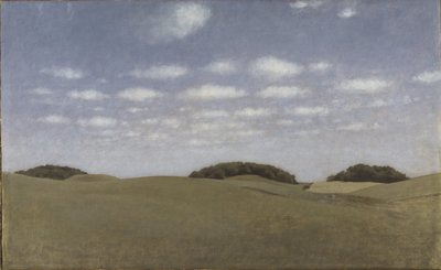 Krajobraz, z Lejre autorstwa Vilhelm Hammershøi