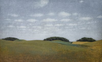 Krajobraz i obozy autorstwa Vilhelm Hammershoi