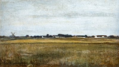 Krajobraz Virum w pobliżu Frederiksdal, lato autorstwa Vilhelm Hammershoi
