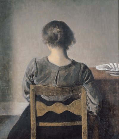 Odpoczynek autorstwa Vilhelm Hammershoi
