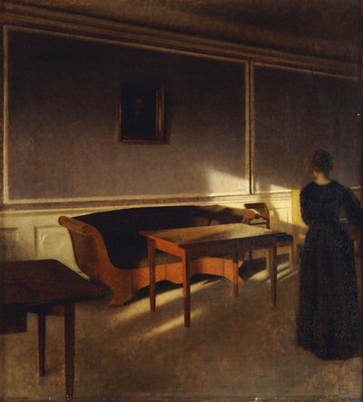 Słońce w salonie, nr 1, 1903 autorstwa Vilhelm Hammershoi