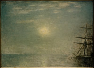 Słońce nad morzem autorstwa Vilhelm Hammershoi