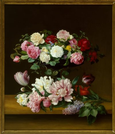 V.J.Hoyer, Martwa natura z kwiatami autorstwa Vilhelm Julius Hoyer