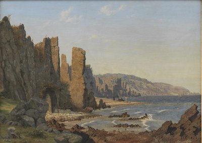 Skaliste Wybrzeże. Rø, Bornholm autorstwa Vilhelm Kyhn