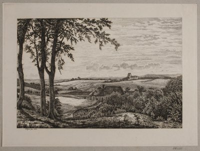 Krajobraz popołudniowy, Zelandia autorstwa Vilhelm Kyhn