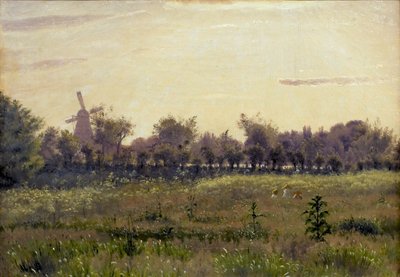 Łąka przy domu artysty na Farimagsvej autorstwa Vilhelm Kyhn