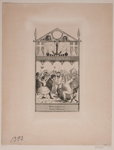 Zamaskowany autorstwa Vilhelm Kyhn