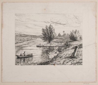 Lot nad rzeką Marną autorstwa Vilhelm Kyhn