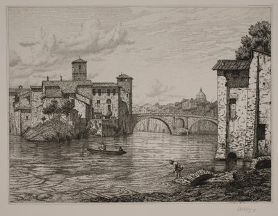 Wyjdź, zobacz Ponte Rotto i Rom autorstwa Vilhelm Kyhn