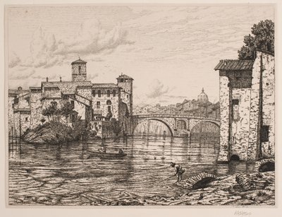 Wyjdź, zobacz Ponte Rotto i Rom autorstwa Vilhelm Kyhn