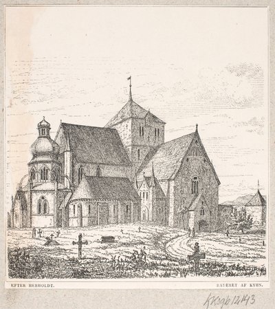 Katedra w Trondhjem autorstwa Vilhelm Kyhn