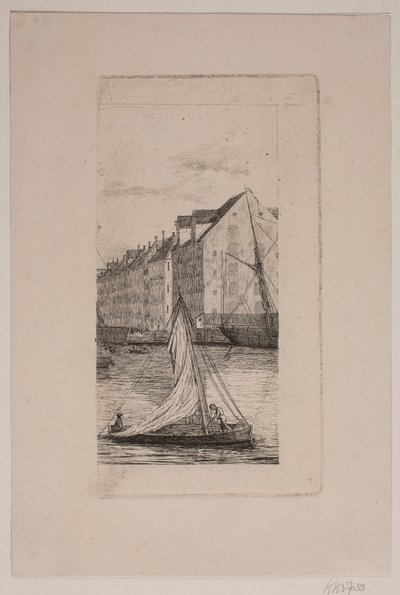 Poza kanałem Nyhavn autorstwa Vilhelm Kyhn