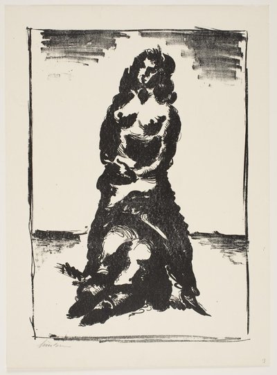 Arkusz z „Klingens Kunstnermappe nr 2” autorstwa Vilhelm Lundstrøm