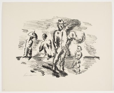 Arkusz z „Klingens Kunstnermappe nr 2” autorstwa Vilhelm Lundstrøm