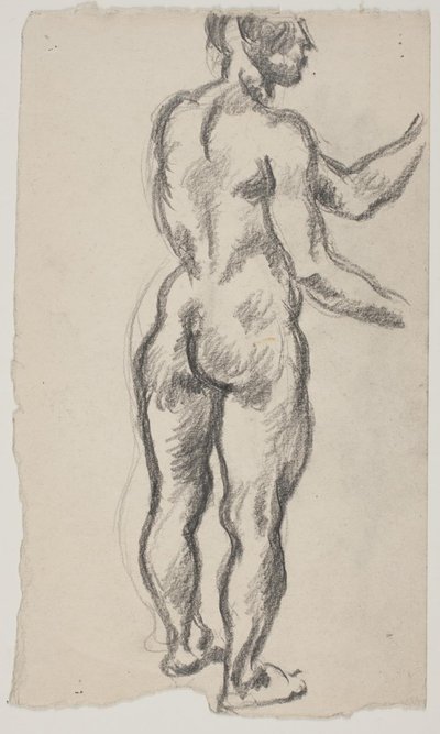 Model stojący, widziany od tyłu autorstwa Vilhelm Lundstrøm
