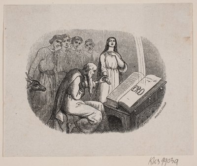 Ilustracja do bajek i opowiadań H. C. Andersena autorstwa Vilhelm Pedersen