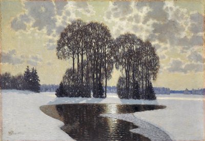 Zima, ok. 1910 autorstwa Vilhelms Purvitis