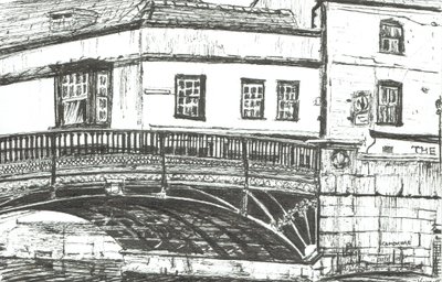 Cambridge, 2008, (Atrament na papierze) autorstwa Vincent Alexander Booth