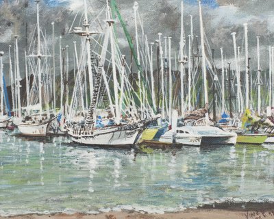Coffs Harbour, Australia, 1998, (akryl na płótnie) autorstwa Vincent Alexander Booth