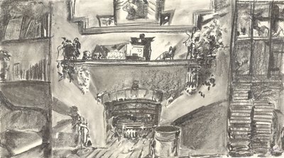 Ogień obok świecy autorstwa Vincent Alexander Booth