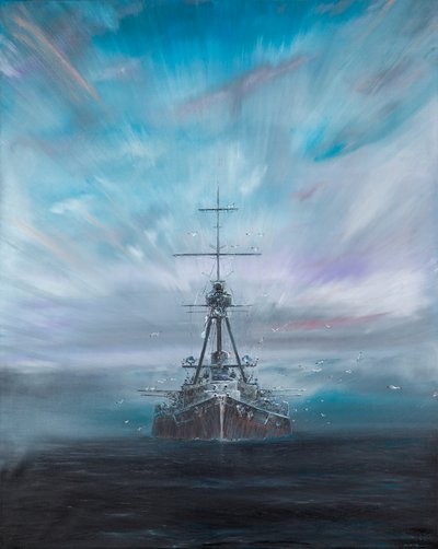 Żelazny Pies - SMS Derfflinger 1917, 2016, autorstwa Vincent Alexander Booth