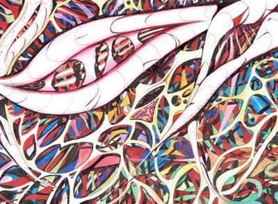 Selengalesiminal Quest, 2016, (Atrament na papierze) autorstwa Vincent Alexander Booth