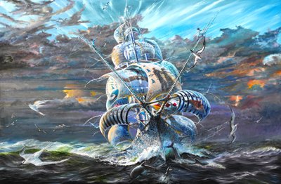 Storm Creators Wszystkie oceany i morza na Ziemi, 2020 autorstwa Vincent Alexander Booth