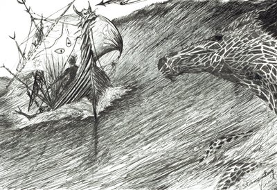Storm Creators Atlantic, 2012, (tusz na papierze) autorstwa Vincent Alexander Booth