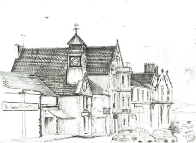 Hotel Star, Moffat. 2005, (Tusz na papierze) autorstwa Vincent Alexander Booth