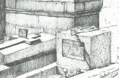 Grób Jima Morrisona Paryż, 2003 autorstwa Vincent Alexander Booth