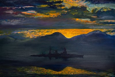 Tajemnica pancernika Mutsu, 2023 autorstwa Vincent Alexander Booth