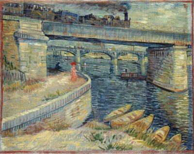 Mosty na Sekwanie w Asnières, 1887. autorstwa Vincent van Gogh