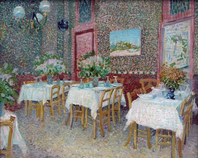 Wnętrze restauracji, 1887. autorstwa Vincent van Gogh