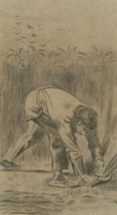 Żniwiarz po prosie, 1880. autorstwa Vincent van Gogh