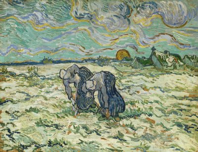Dwie wieśniaczki, 1890. autorstwa Vincent van Gogh