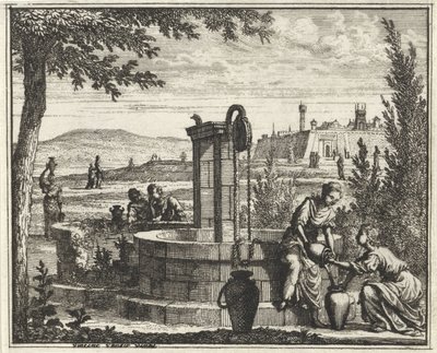Kobiety przy studni autorstwa Vincent Laurensz. van der Vinne (II)