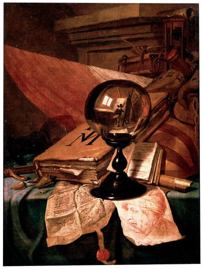 „Vanitas”, XVII wiek autorstwa Vincent Laurentz van der Vinne I