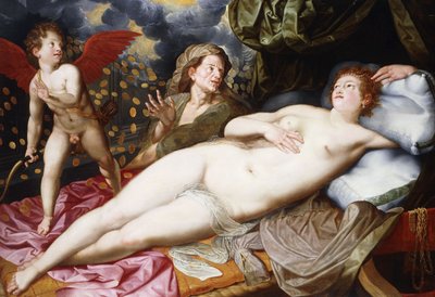 Danae, autorstwa Vincent Sellaer